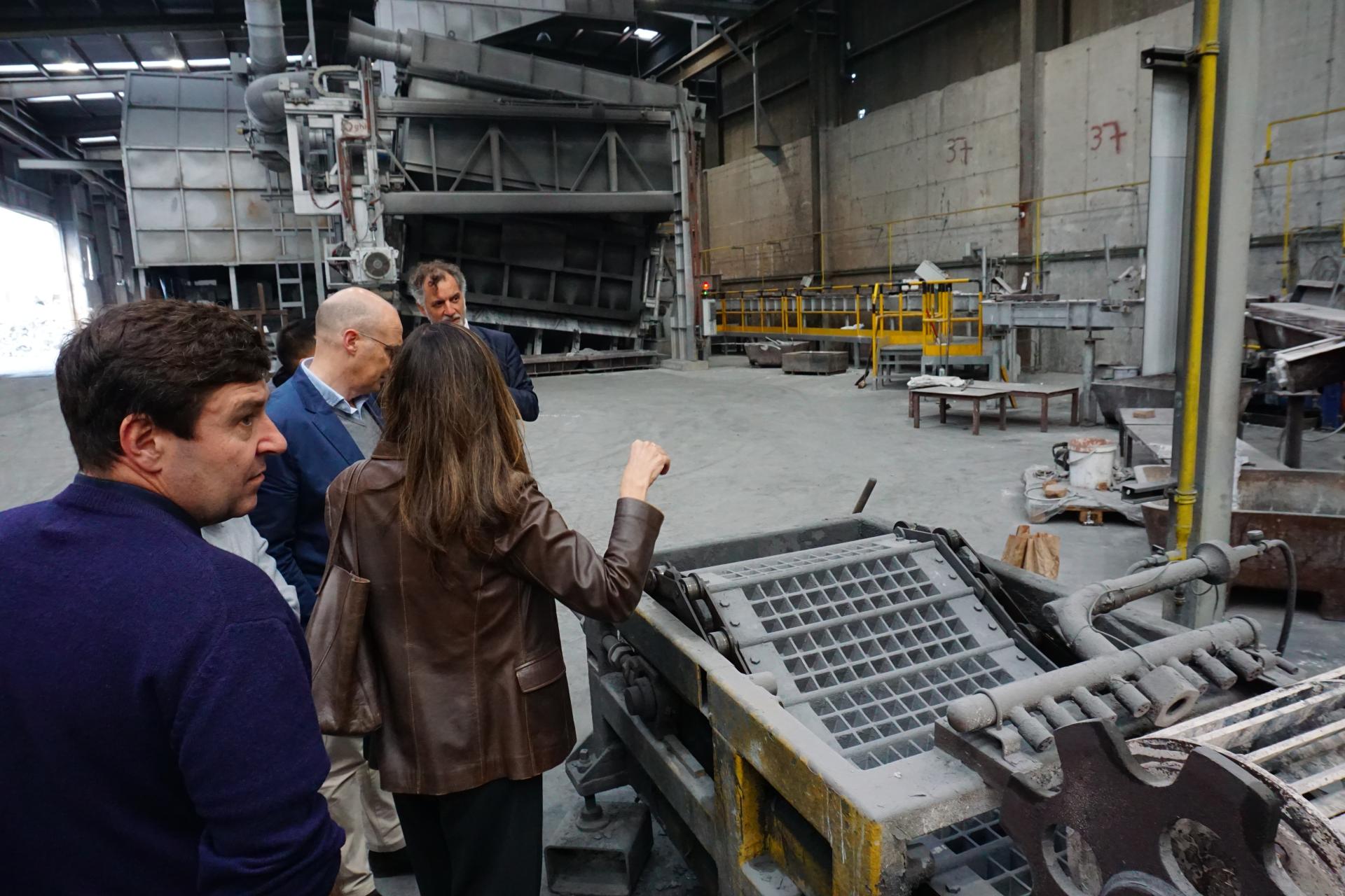 people visiting the facility